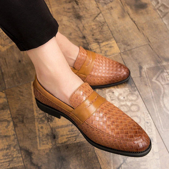 Milano Woven Leather Loafer