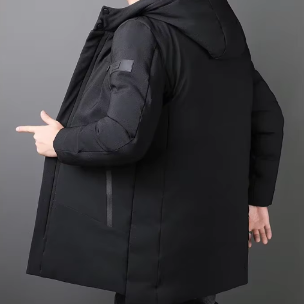 Elegant Long Men's Coat