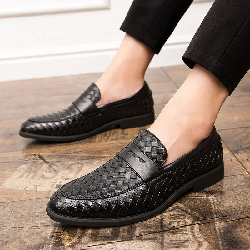 Milano Woven Leather Loafer