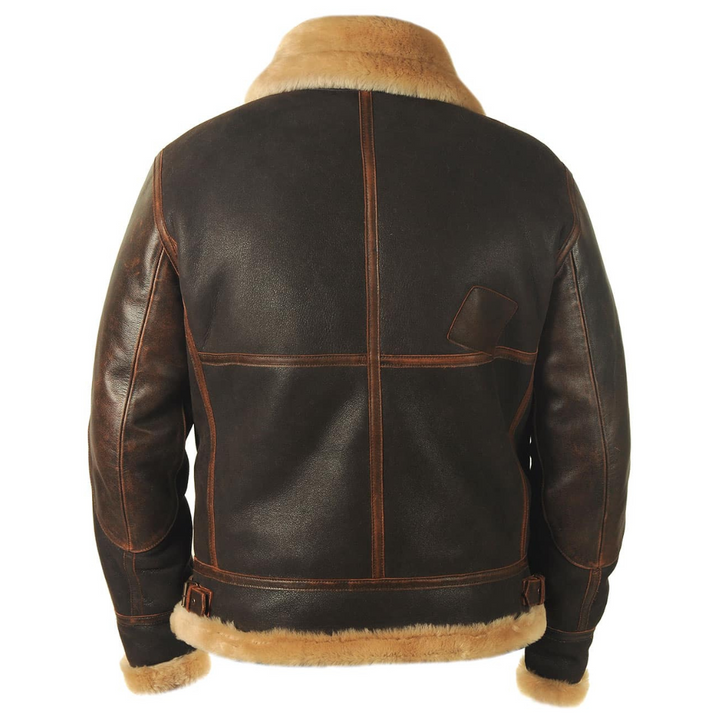Harper Aviator Leather Jacket