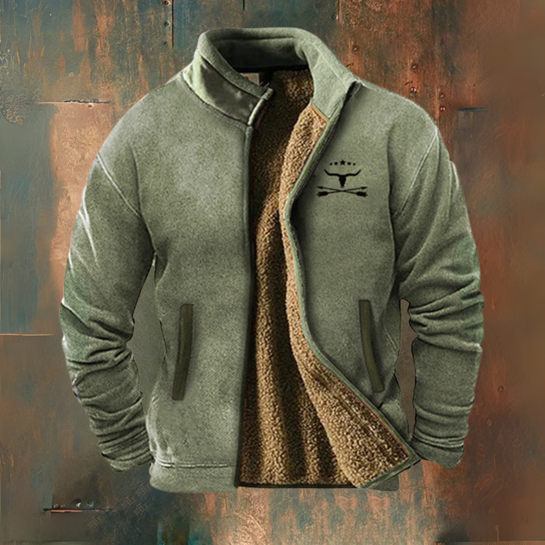 Omar - Casual Fleece Jacket for Men