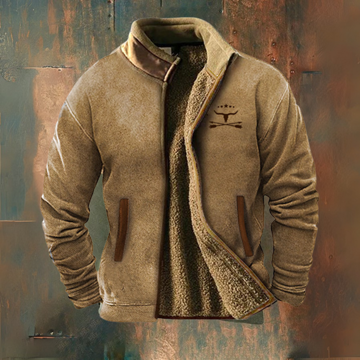 Omar - Casual Fleece Jacket for Men