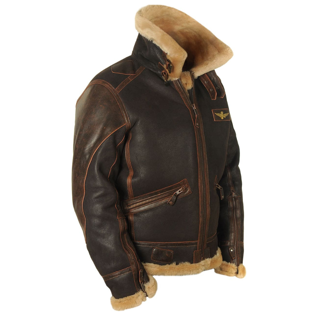 Harper Aviator Leather Jacket