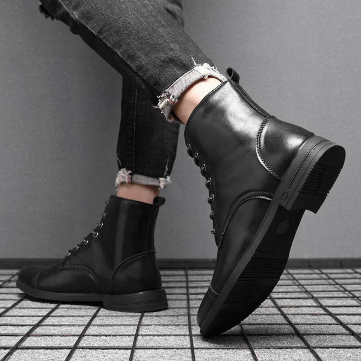 Morgan | Faux Leather Ankle Boots