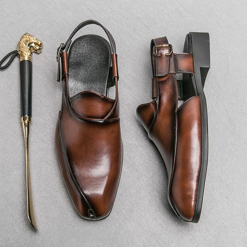 Fairford Leather Cutout Loafers