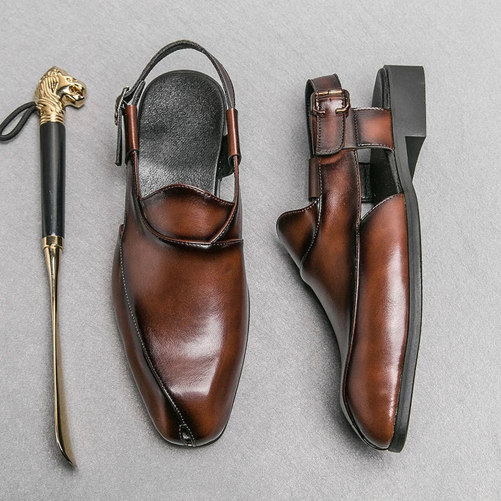 Fairford Leather Cutout Loafers