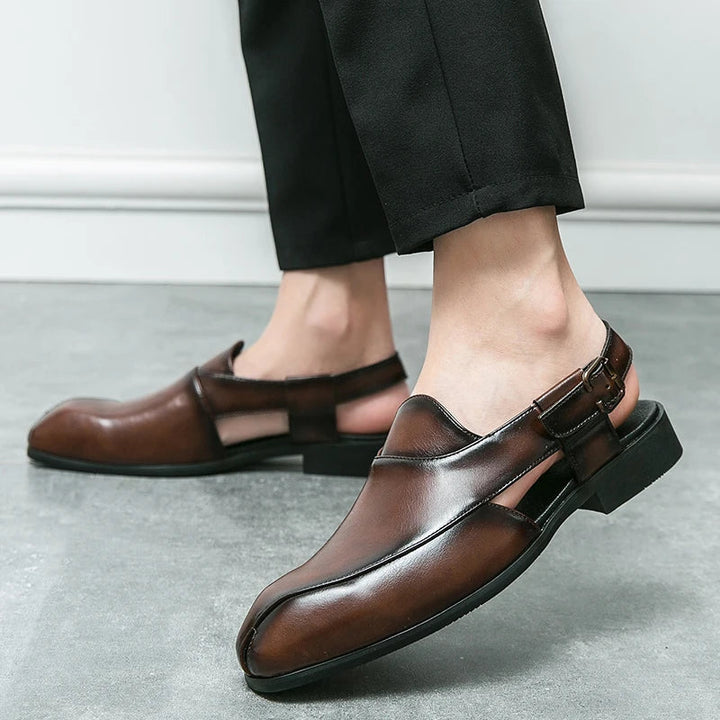 Fairford Leather Cutout Loafers