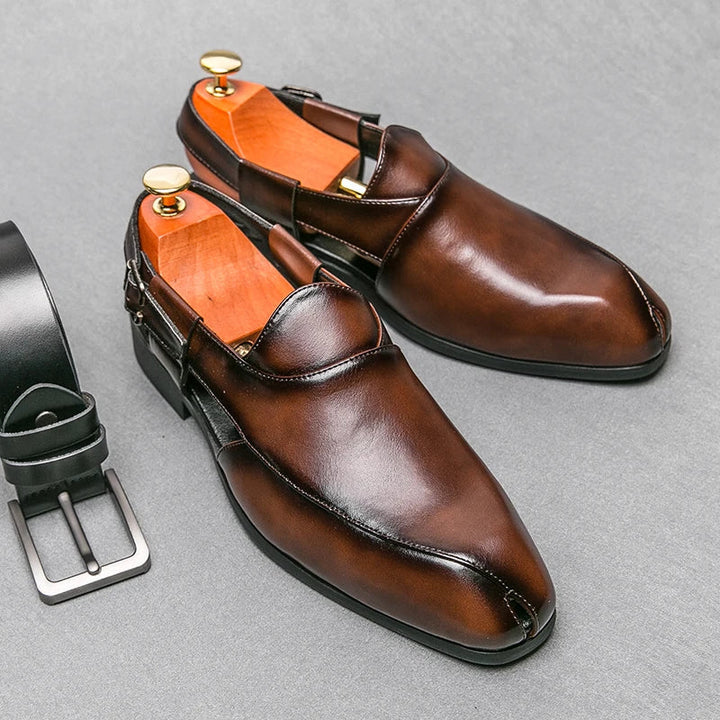 Fairford Leather Cutout Loafers