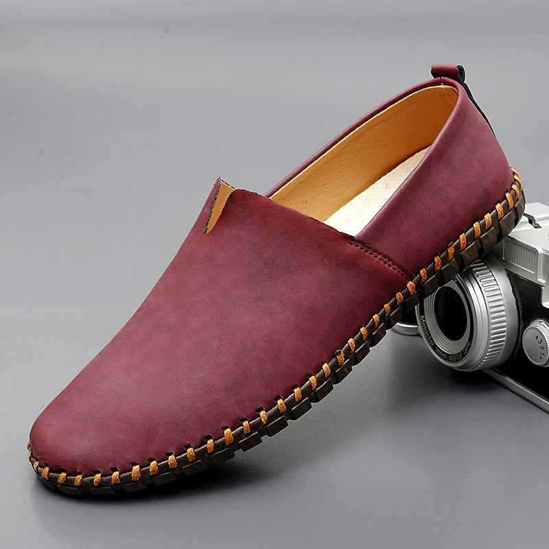 Santorini Leather Loafers