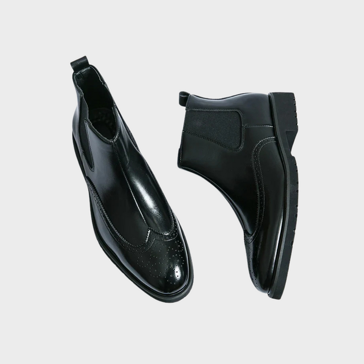 Dwight | Faux Leather Chelsea Boots