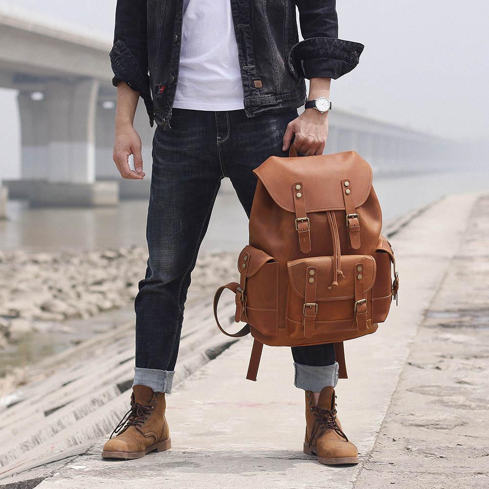 Leather Backpack | SAN ANTONIO