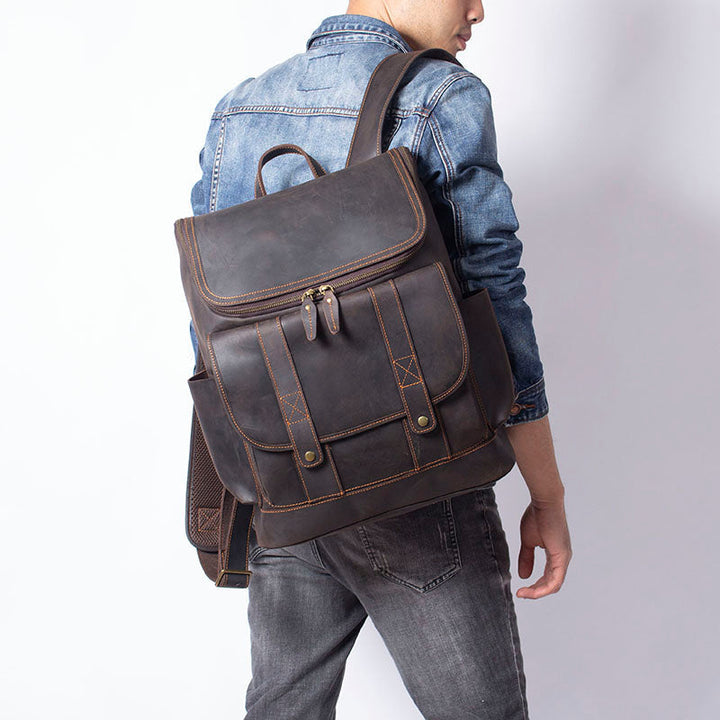 Leather Backpack | ST. LOUIS