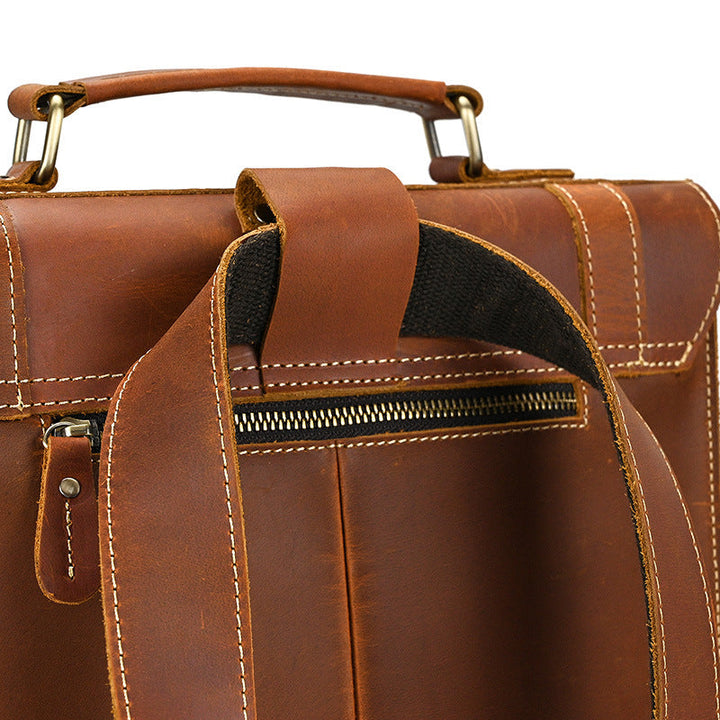 Leather Convertible Backpack | ALBANY