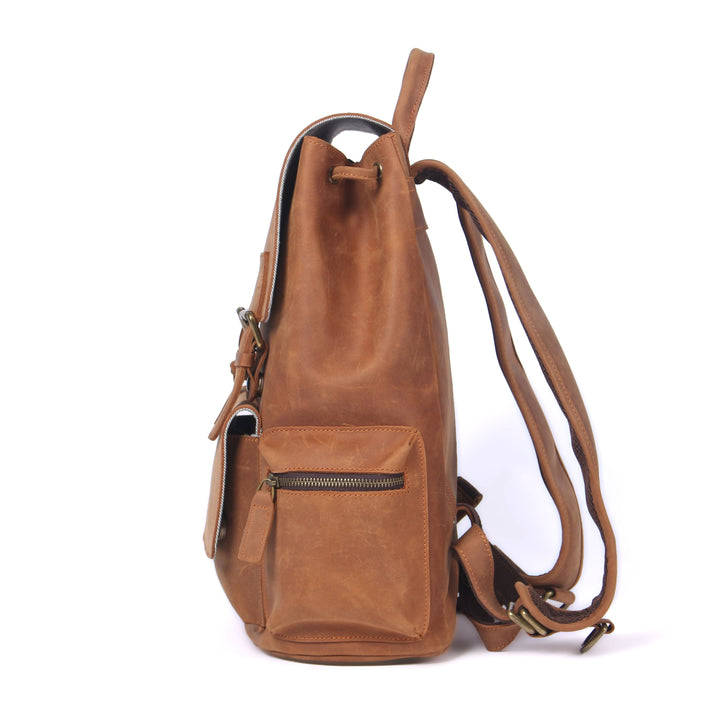 Leather Drawstring Backpack | NASHVILLE