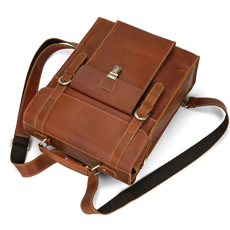 Leather Convertible Backpack | ALBANY