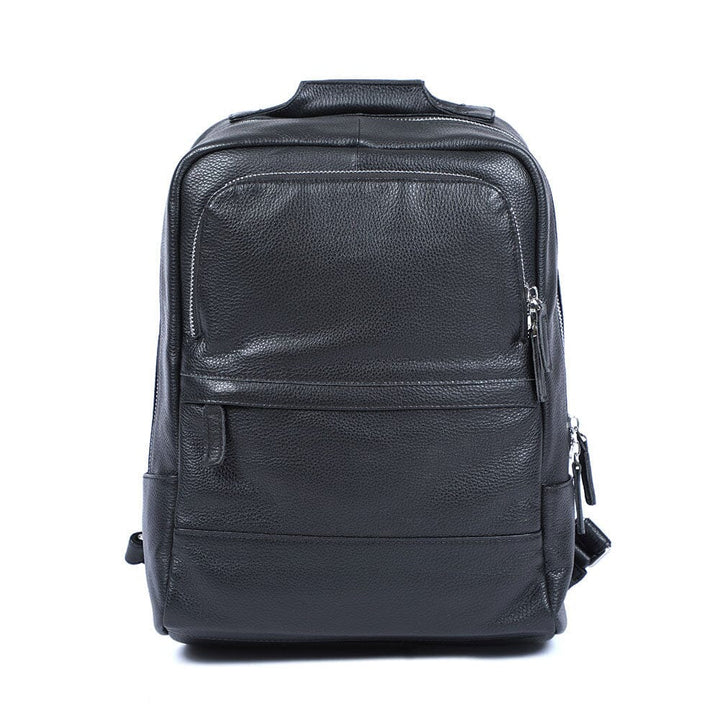 Black Leather Bookbag | SAN DIEGO