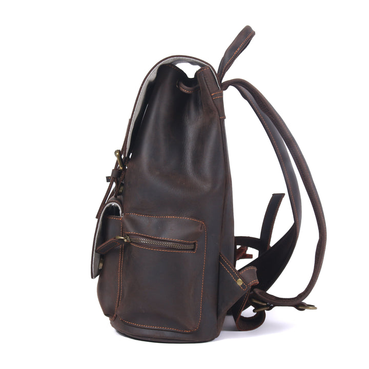 Leather Drawstring Backpack | NASHVILLE