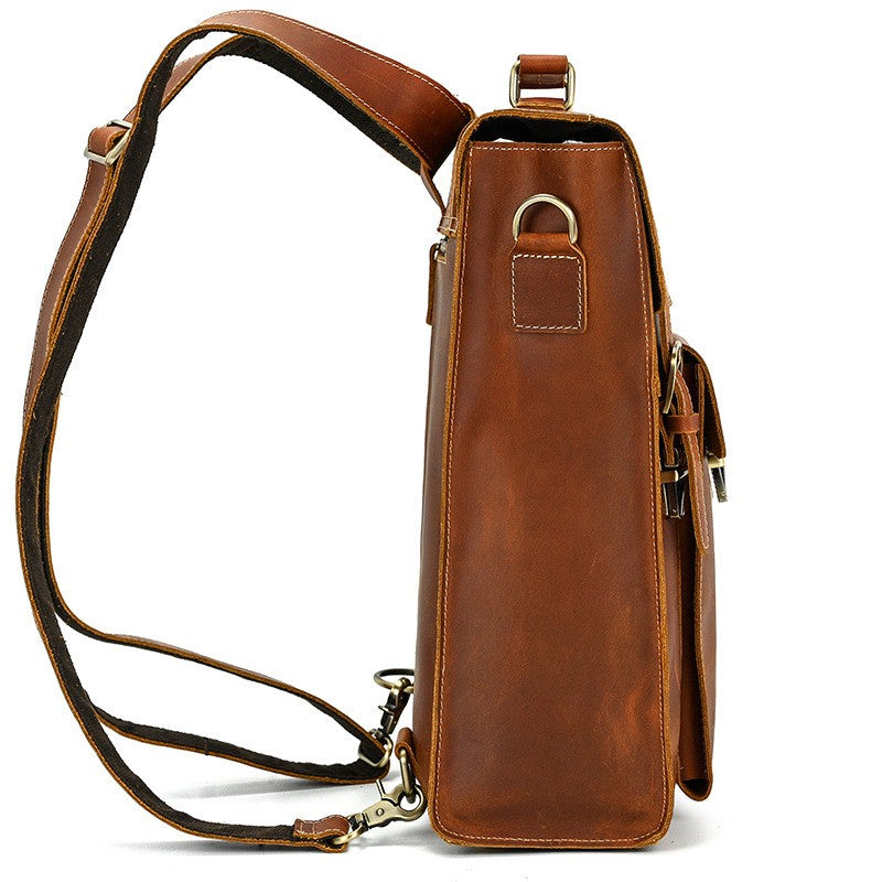 Leather Convertible Backpack | ALBANY