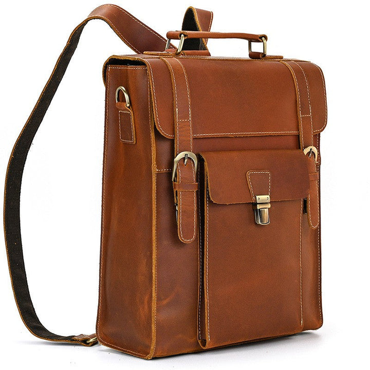 Leather Convertible Backpack | ALBANY