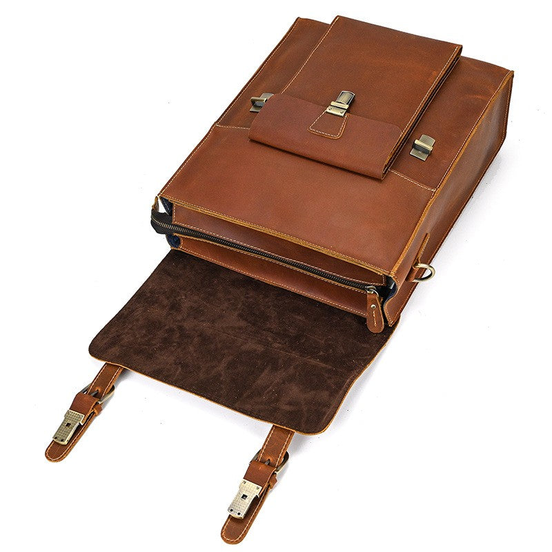 Leather Convertible Backpack | ALBANY