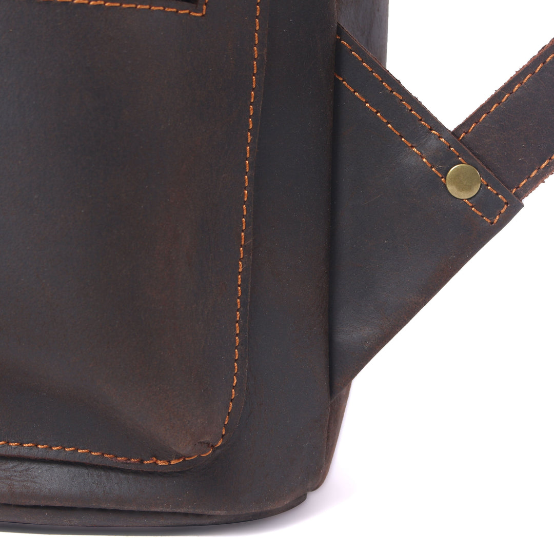 Leather Drawstring Backpack | NASHVILLE