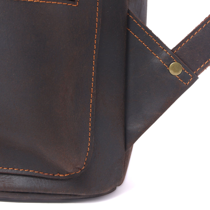 Leather Drawstring Backpack | NASHVILLE