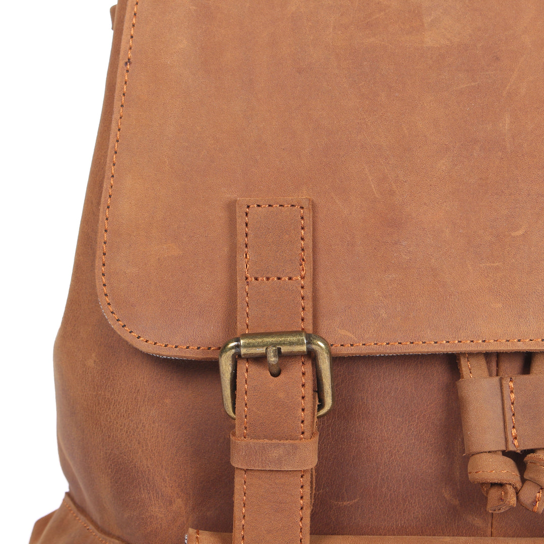 Leather Drawstring Backpack | NASHVILLE