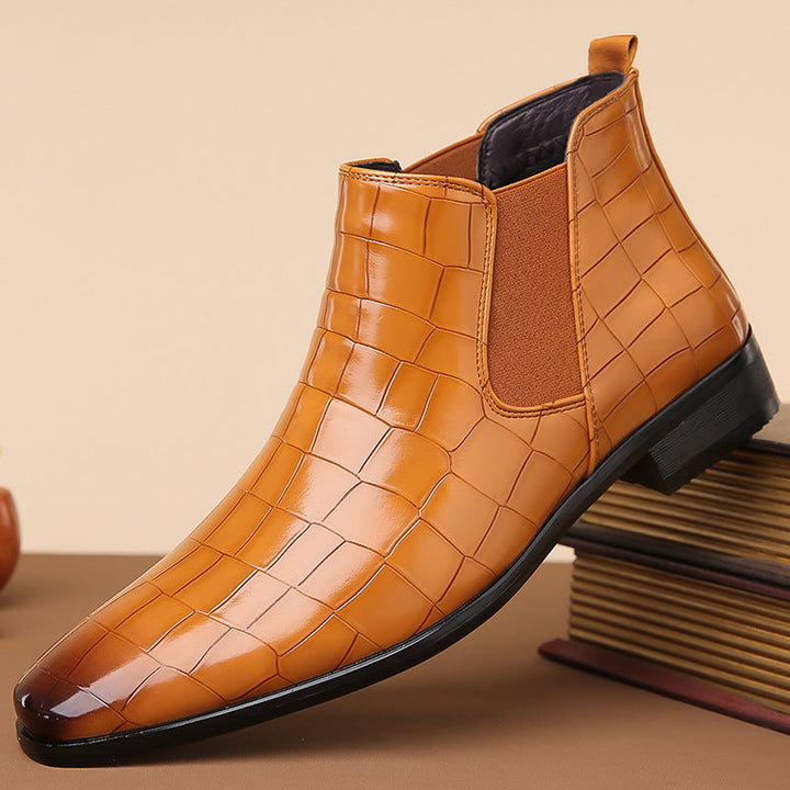 Crocodile Luxe Chelsea Boots