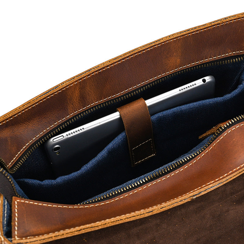 Leather Convertible Backpack | ALBANY