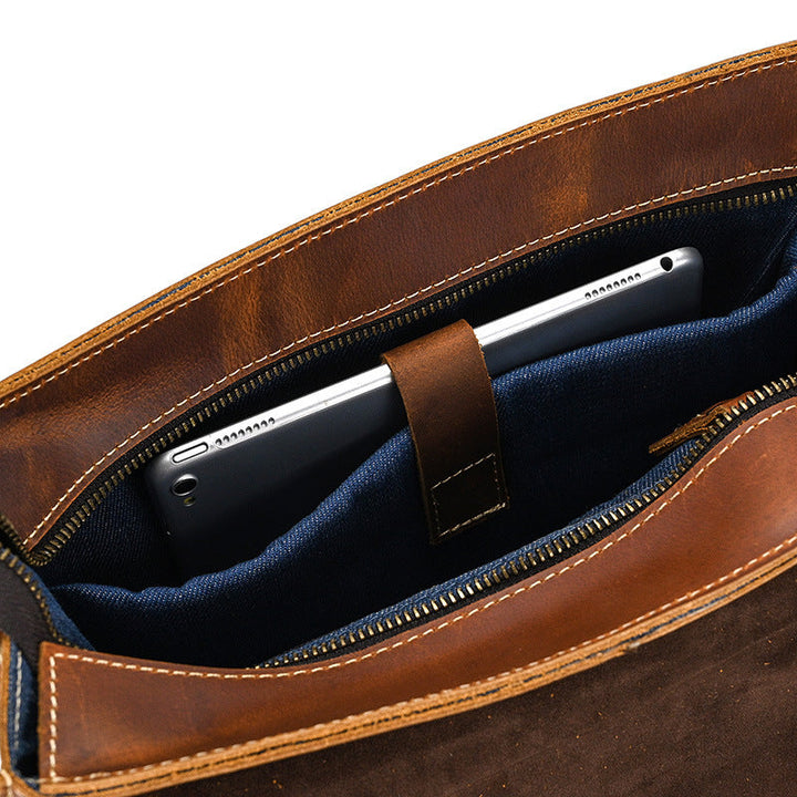 Leather Convertible Backpack | ALBANY