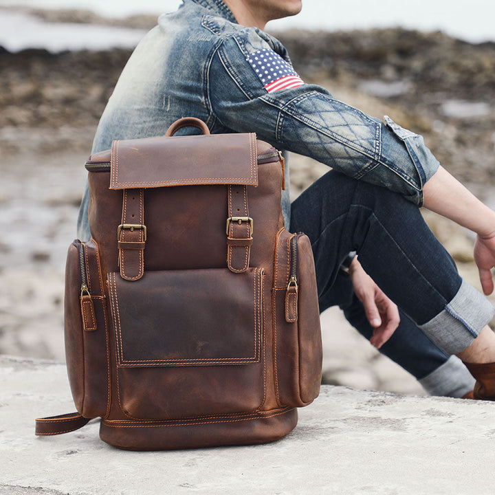 Leather Backpack | KANSAS