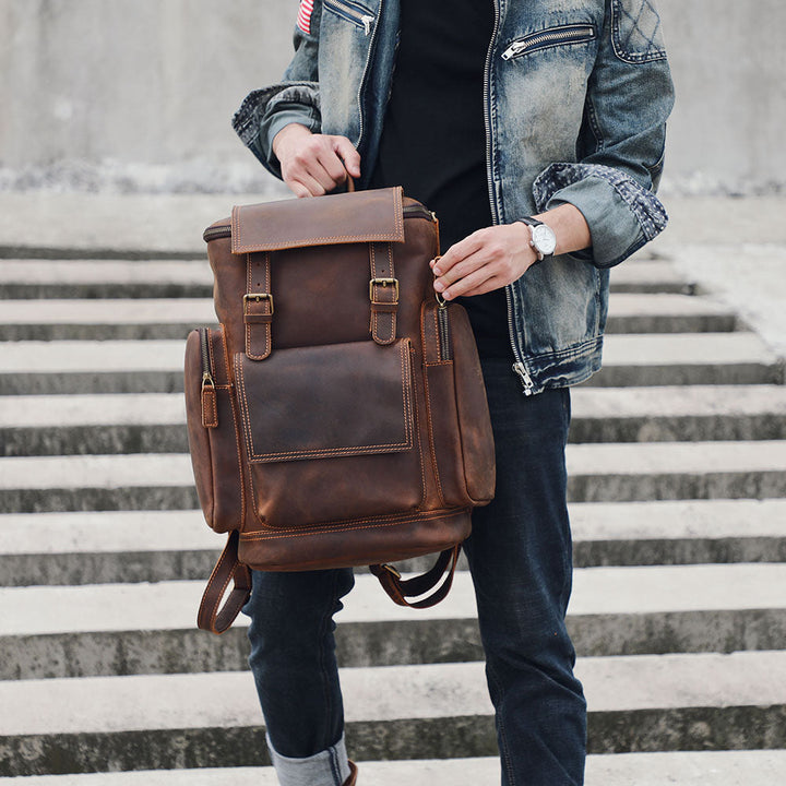 Leather Backpack | KANSAS