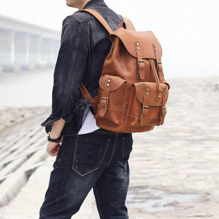 Leather Backpack | SAN ANTONIO