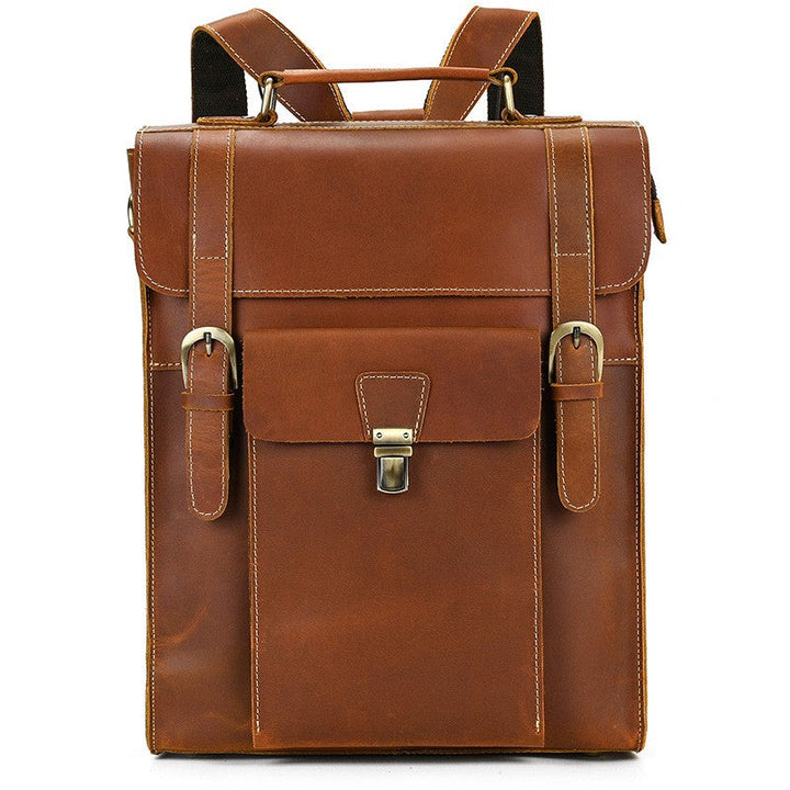 Leather Convertible Backpack | ALBANY