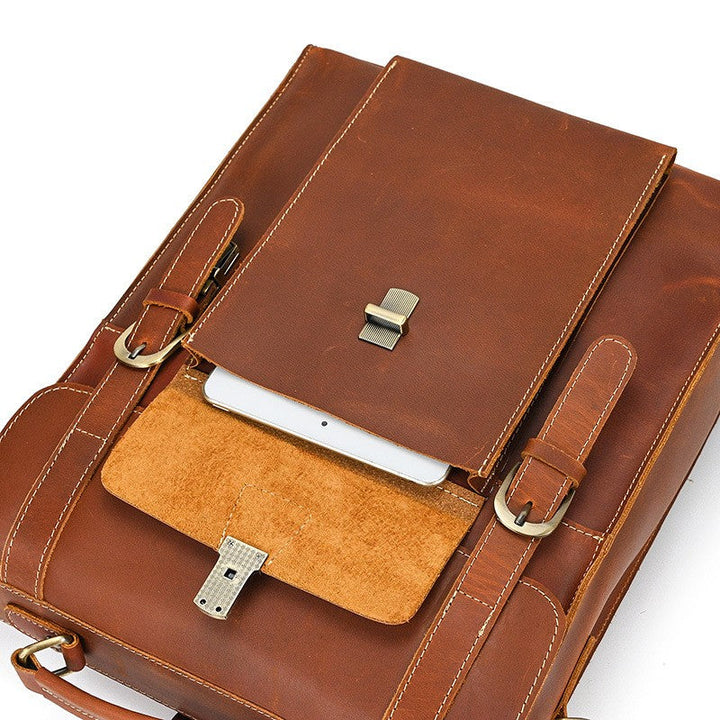 Leather Convertible Backpack | ALBANY