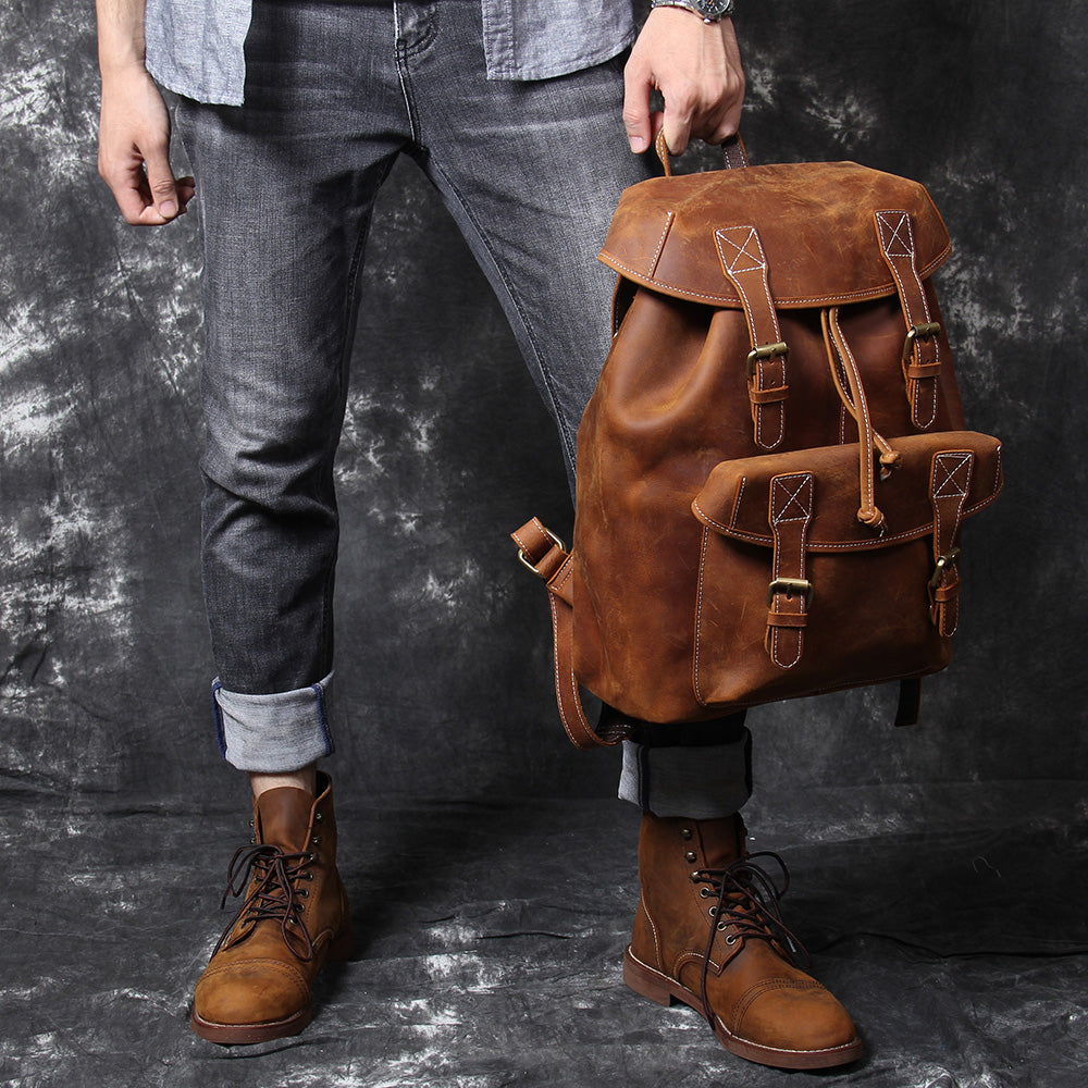Leather Backpack | DES MOINES