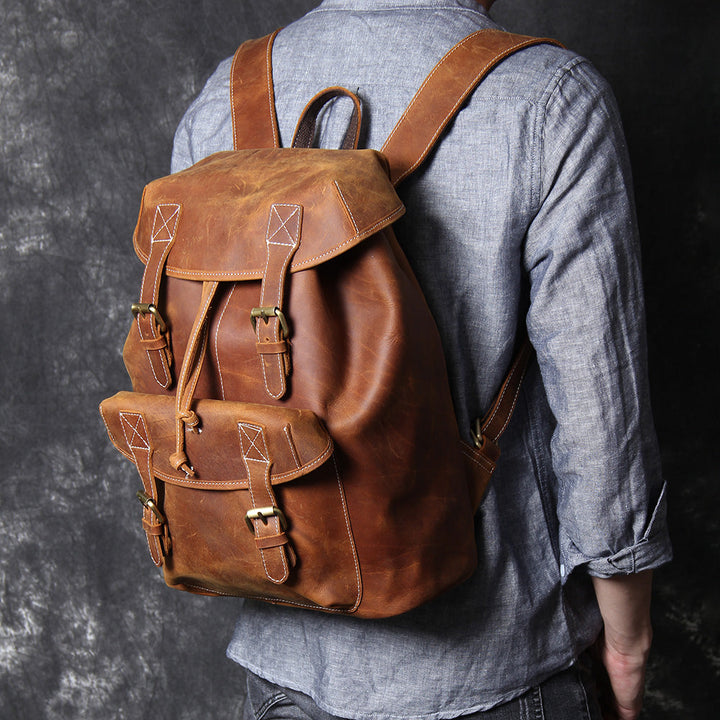 Leather Backpack | DES MOINES
