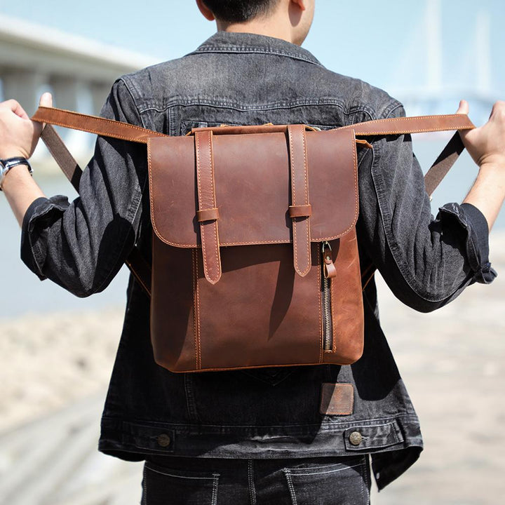 Leather Backpack | SALT LAKE
