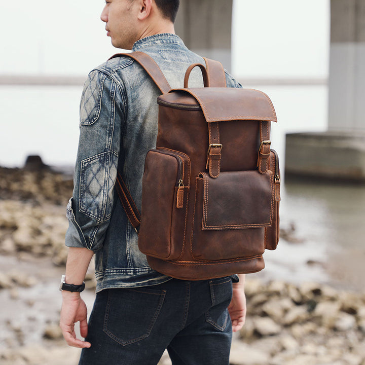 Leather Backpack | KANSAS