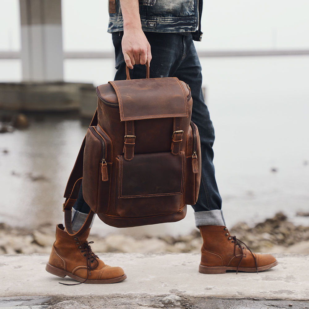 Leather Backpack | KANSAS