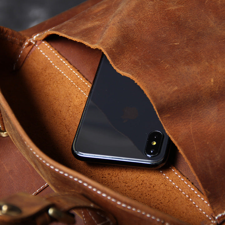 Leather Backpack | DES MOINES