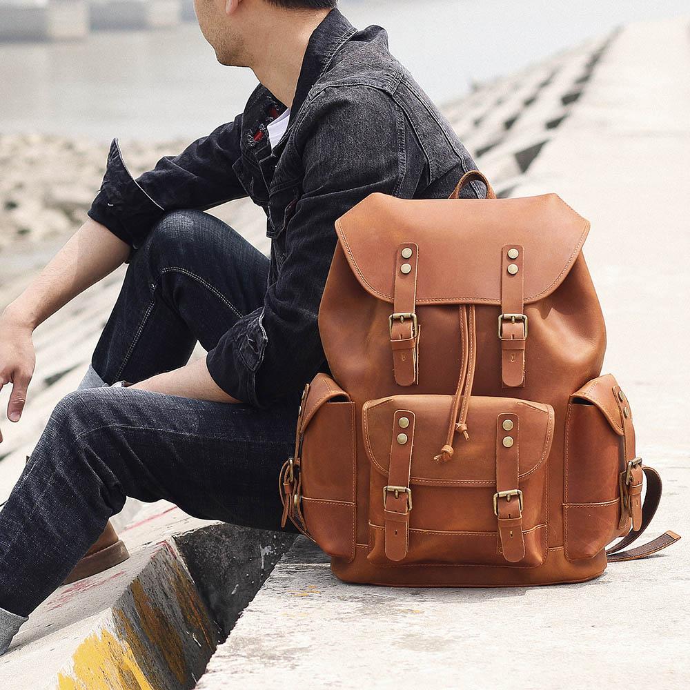Leather Backpack | SAN ANTONIO