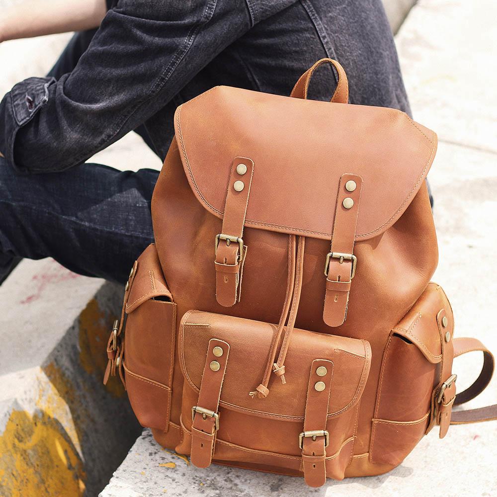 Leather Backpack | SAN ANTONIO