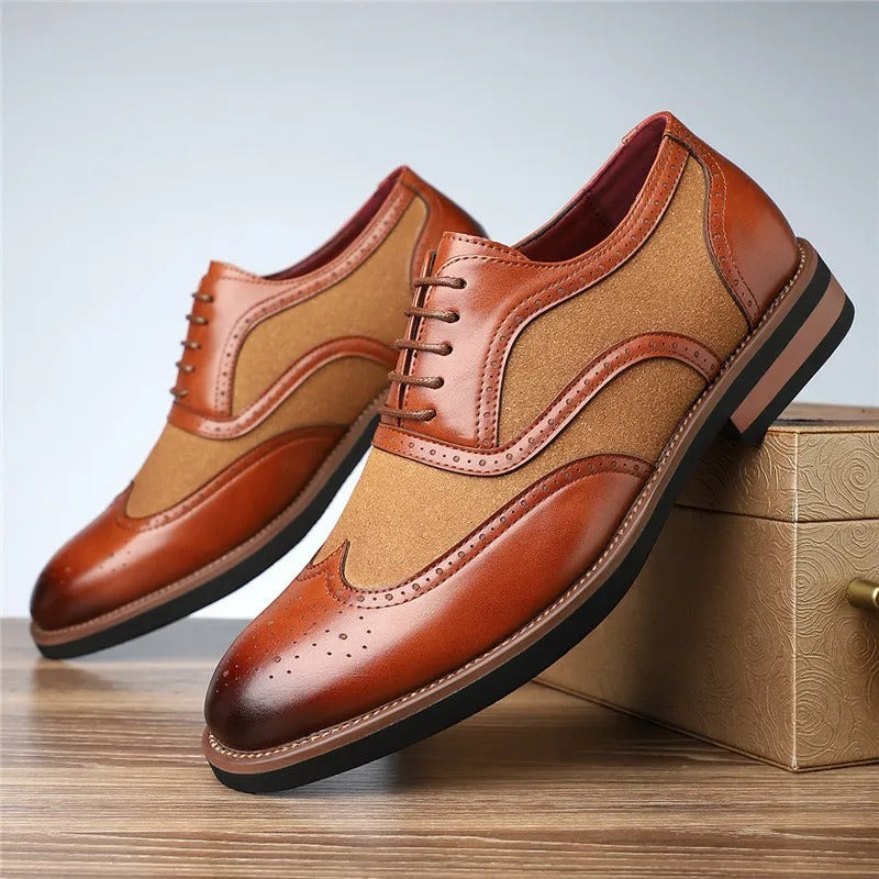 Wexford Leather & Suede Oxfords