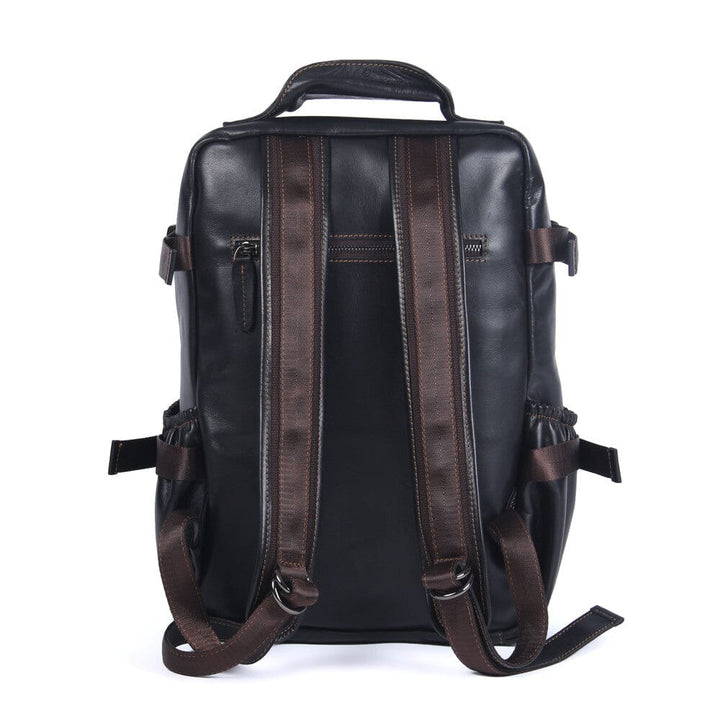 Black Leather Backpack | PHOENIX