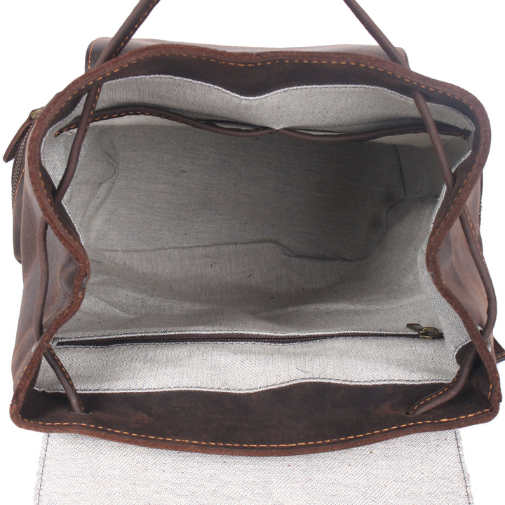 Leather Drawstring Backpack | NASHVILLE