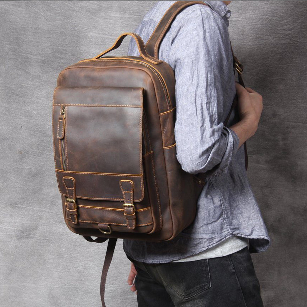 Leather Backpack | DETROIT