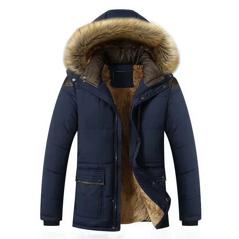 Elegant Padded Fleece Winter Jacket