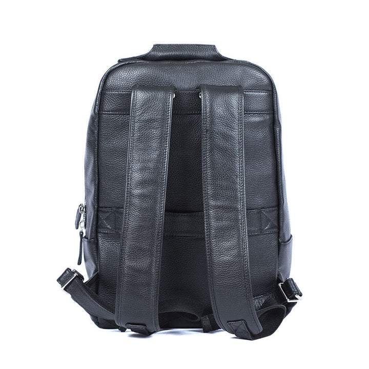Black Leather Bookbag | SAN DIEGO