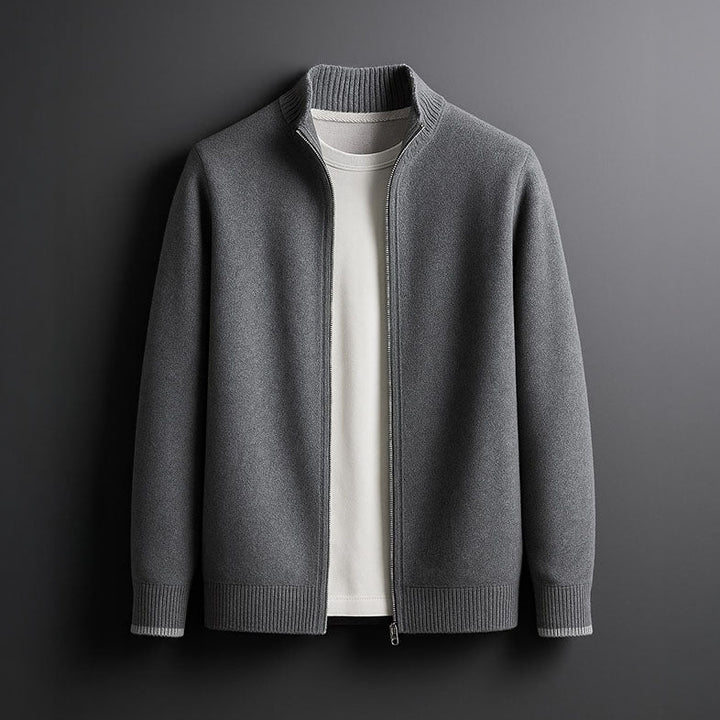 HARVEY™|ELEGANT WOOL ZIP JACKET